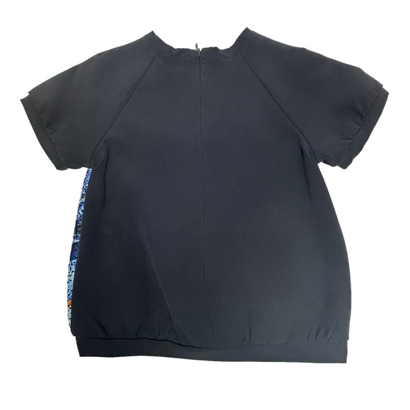 NWT Junior Jean Paul Gaultier Blue Metallic Embellished Top 6A - Picture 4 of 13